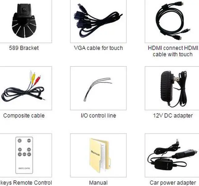 Alt view image 7 of 7 - LILLIPUT 7" 779-70NP/C/T HDMI Monitor Capacitive touch function support 10-point Touch & multi-Touch acreen with Lux auto brightness + Auto Switching