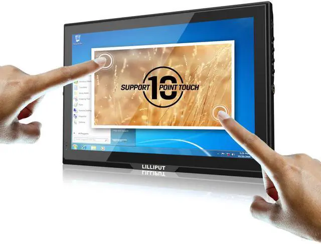 Main image of Lilliput FA1014-NP/C/T - 10.1" 16:9 HDMI Capacitive Touchscreen HDMI monitor with capacitive touch function support 10-point touch & Multi-touch capacitive, Lux auto brightness Screen