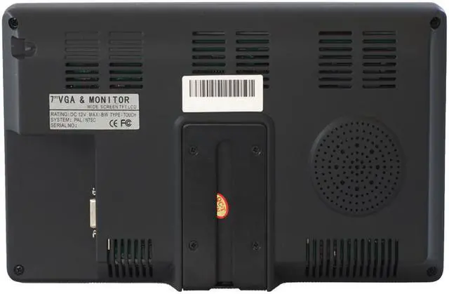 Alt view image 2 of 4 - LILLIPUT 7" EBY701-NP/C/T 16:9 VGA Touch Screen Monitor with Composite input for computer and car backup camera system +Built-in speaker,Remote control