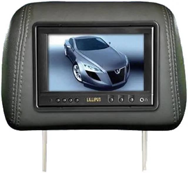 Alt view image 2 of 3 - LILLIPUT 7" HR702-NP/C/T 16:9 VGA TFT LCD Touch Screen Headrest Monitor For Car Computer And Backup Camera System + Built-in Speaker & Remote Control
