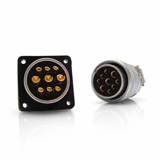 Alt view image 2 of 3 - Keep It Clean Wiring Accessories KICTPGD 9 Pin Billet Street Rod Wire Harness Plug Keep It Clean KICTPGD custom street