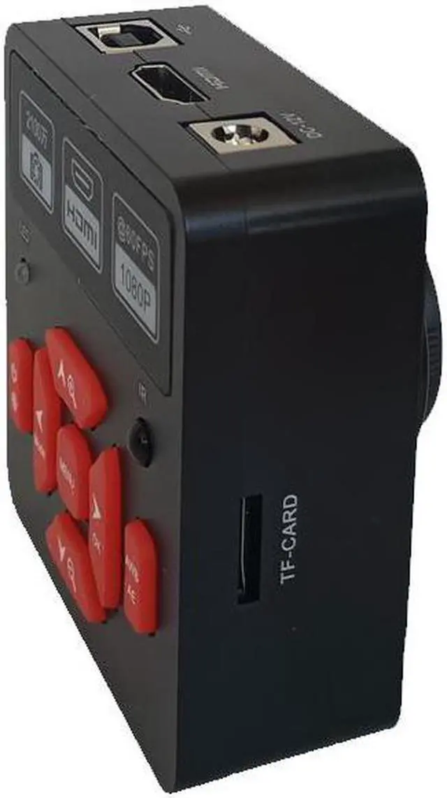 Alt view image 2 of 6 - 21MP 1080P HDMI USB Digital Microscope Camera 180X C-Mount Magnification Adjustable Zoom Lens for IC Motherboard Repair