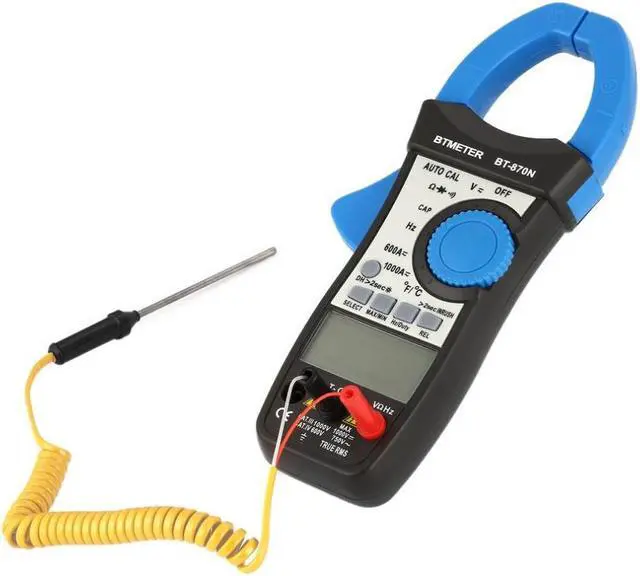 Alt view image 4 of 6 - BT-870N Digital Clamp Meter AC/DC Voltage Current Multimeter DMM Resistance Tester Meter
