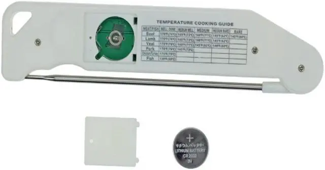 Alt view image 2 of 4 - Kitchen Food Thermometer Folding Barbecue Electronic Thermometer BBQ