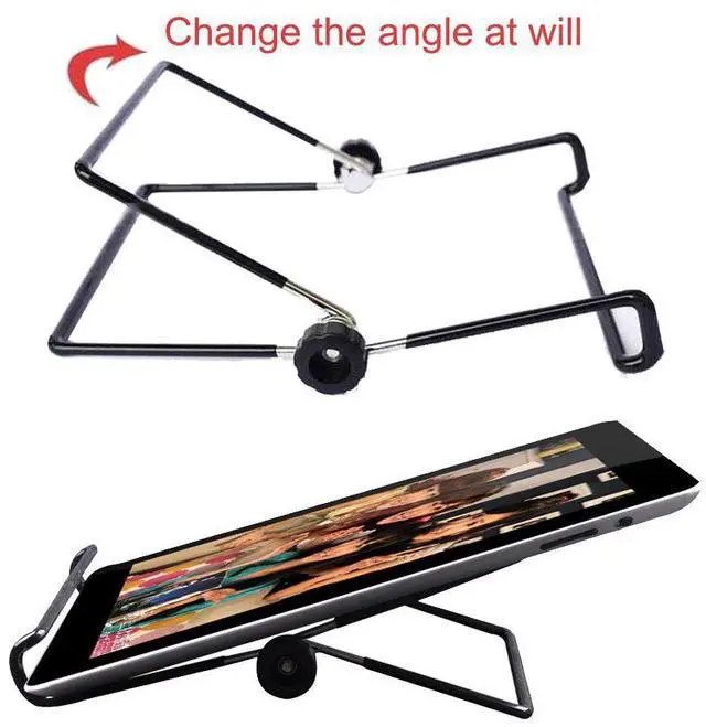 Alt view image 4 of 6 - MOACC Tablet Holder Stand, Universal Multi-Angle Non-Slip Adjustable Holder Cradle Compatible for 9-10.1 inch Tablet PC, Pad (2 Pack)