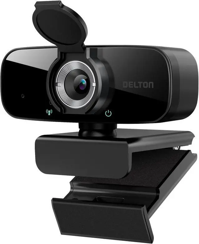 Main image of Delton C24 HiDef 1080P Portable Computer Webcam, 2MP, 30 fps, HD Camera, Compatible with PC, Laptop, Desktop, and Games with USB Port for Remote Work, Video Conference and Teleconference