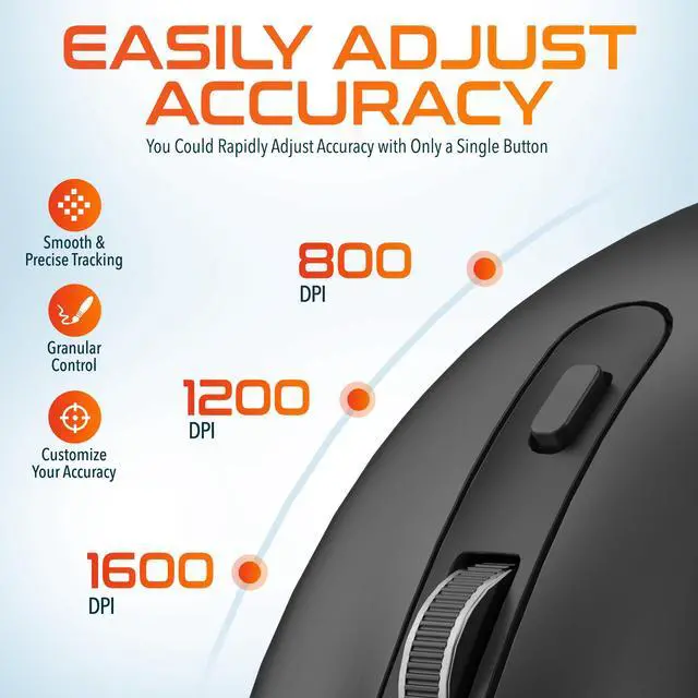 Alt view image 7 of 7 - Delton Ultra Slim Wireless Keyboard & Mouse Set
