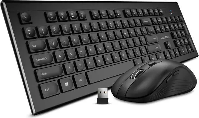 Main image of Delton Ultra Slim Wireless Keyboard & Mouse Set
