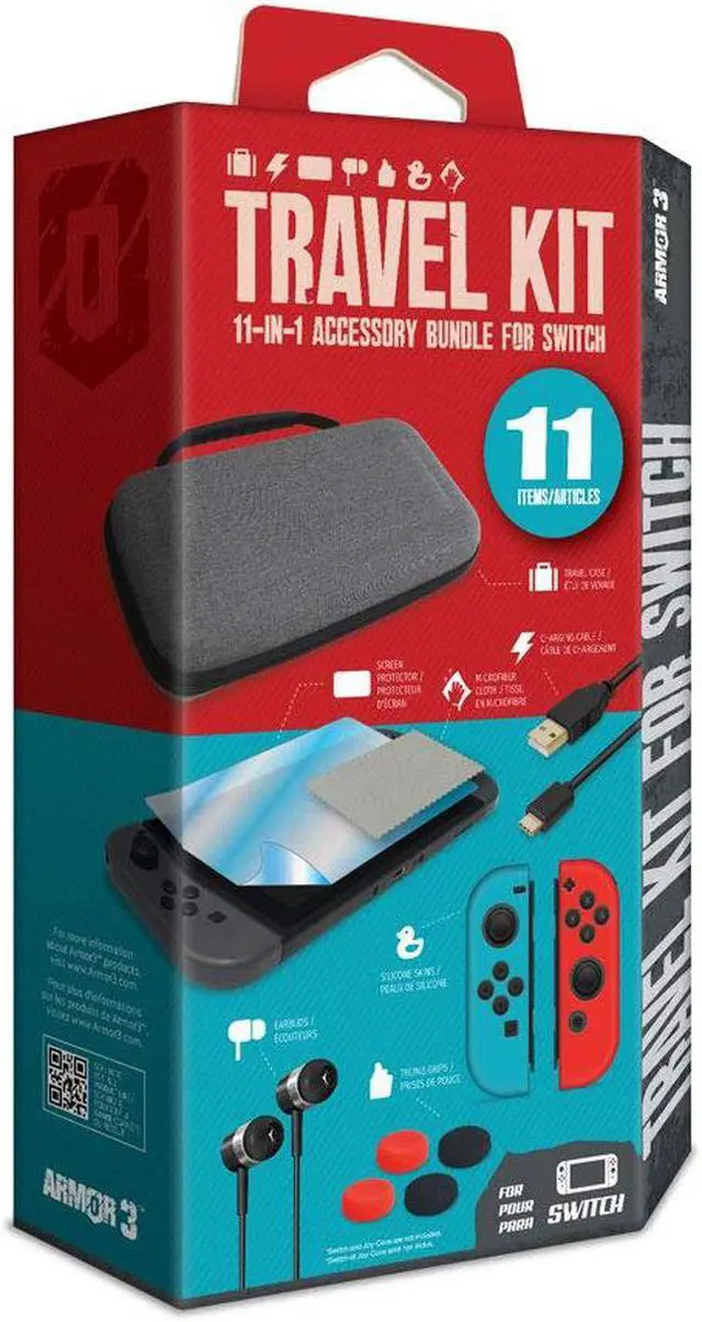 Alt view image 2 of 7 - ARMOR3 Travel Kit For Nintendo Switch