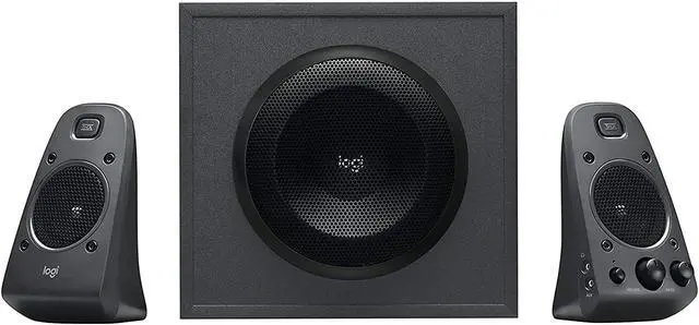 Alt view image 7 of 16 - Logitech Z625 THX Certified 3 Piece 2.1 Channel Multimedia Computer Speakers