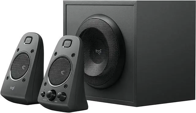 Alt view image 8 of 16 - Logitech Z625 THX Certified 3 Piece 2.1 Channel Multimedia Computer Speakers