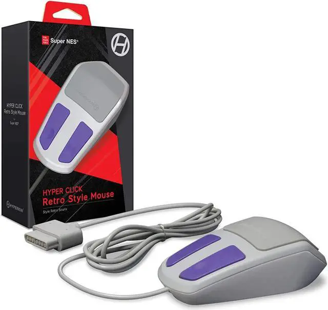 Main image of Hyperkin Hyper Click Retro Style Mouse For Super NES For Super Nintendo SNES