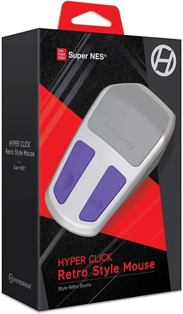 Alt view image 2 of 3 - Hyperkin Hyper Click Retro Style Mouse For Super NES For Super Nintendo SNES