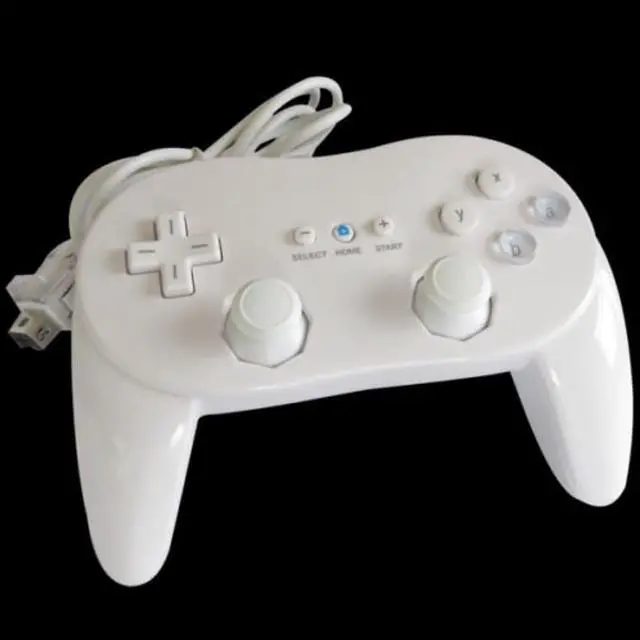 Alt view image 2 of 4 - 2 Classic Controller Pro For Nintendo Wii Remote White US Ship
