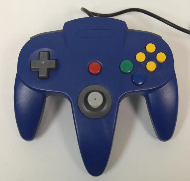 Main image of Blue Replacement Controller for Nintendo N64 by Mars Devices