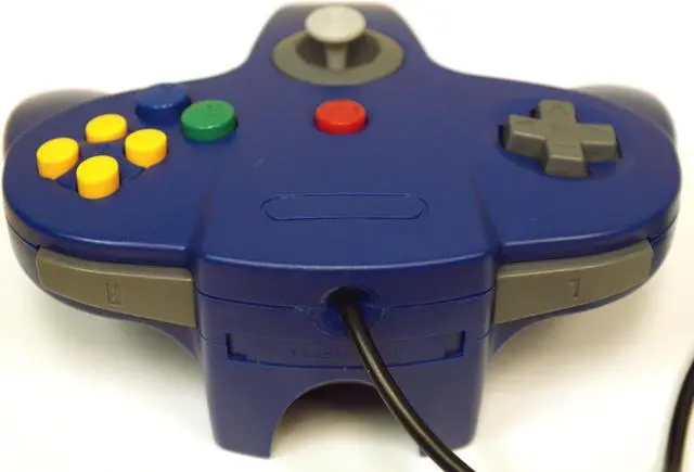 Alt view image 2 of 4 - Blue Replacement Controller for Nintendo N64 by Mars Devices