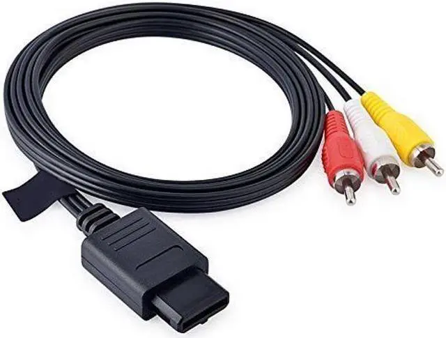 Alt view image 3 of 3 - AV RCA Cable for Nintendo Super Nintendo SNES GameCube N64 Nintendo 64 by Mars Devices