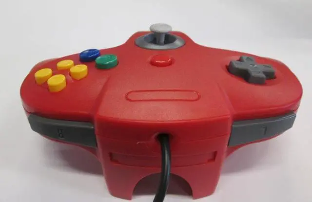 Alt view image 2 of 6 - Red Replacement Controller for Nintendo N64 by Mars Devices