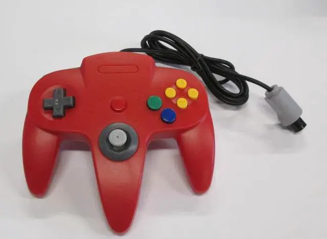 Alt view image 4 of 6 - Red Replacement Controller for Nintendo N64 by Mars Devices