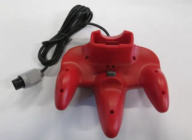Alt view image 5 of 6 - Red Replacement Controller for Nintendo N64 by Mars Devices