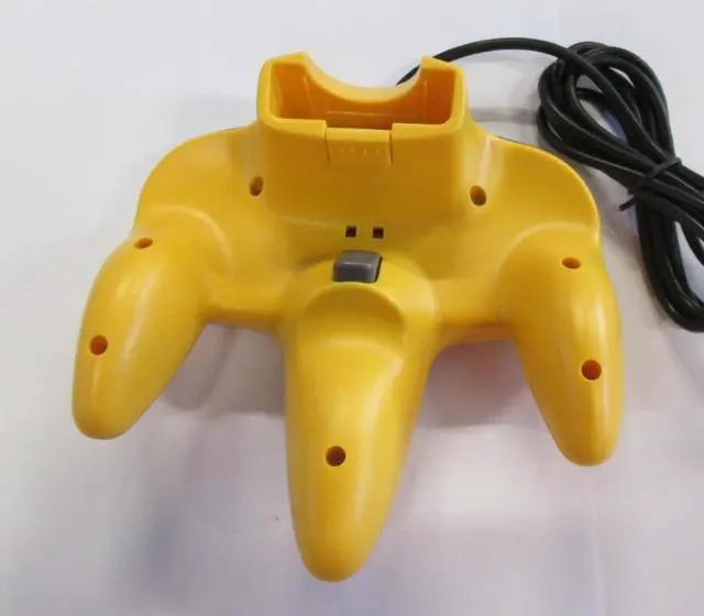 Alt view image 4 of 6 - Yellow Replacement Controller for Nintendo N64 by Mars Devices