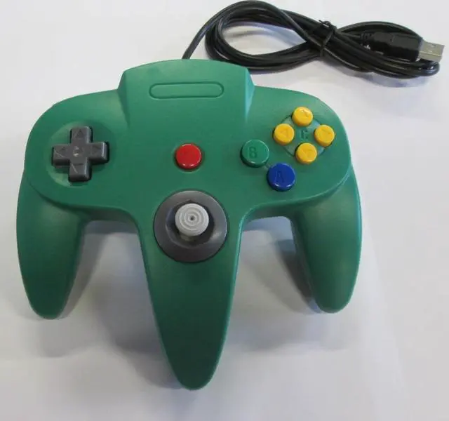Alt view image 5 of 6 - N64 USB Controller Green For Window, Mac, and Linux by Mars Devices