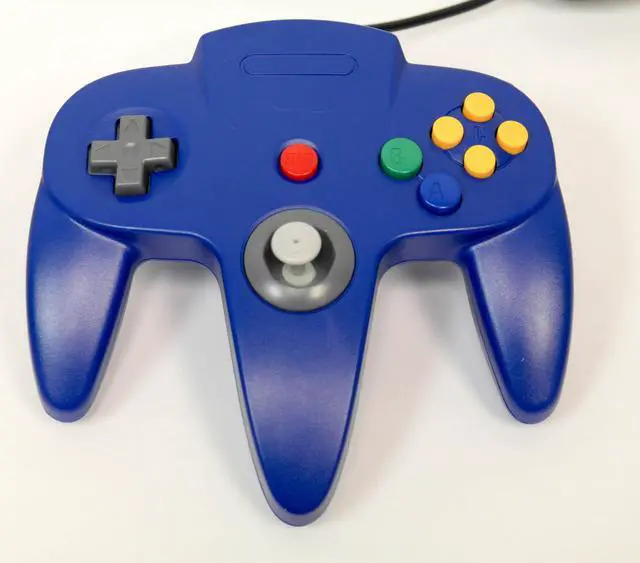 Main image of N64 USB Controller Blue For Window, Mac, and Linux by Mars Devices