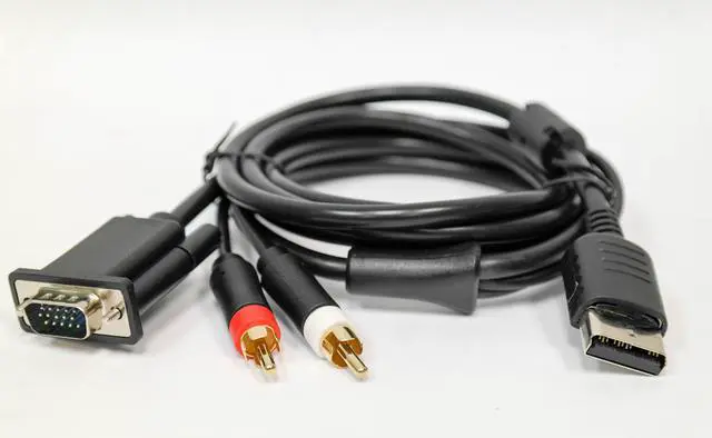 Alt view image 5 of 5 - VGA Monitor and RCA Sound Cable for Sega Dreamcast by Mars Devices