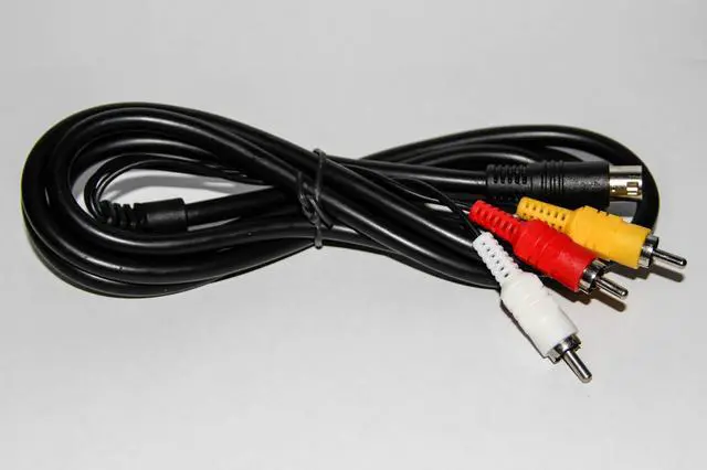 Alt view image 2 of 7 - RCA AV Cable for Sega Genesis 2 and 3 by Mars Devices