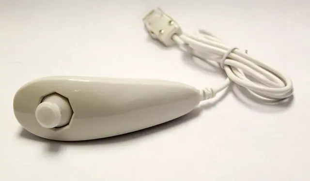 Main image of Replacement Nunchuk Controller for Wii White by Mars Devices