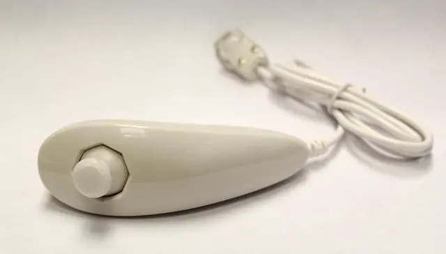 Alt view image 2 of 3 - Replacement Nunchuk Controller for Wii White by Mars Devices