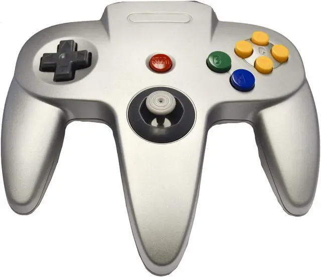 Alt view image 3 of 7 - Silver Replacement Controller for Nintendo N64 by Mars Devices