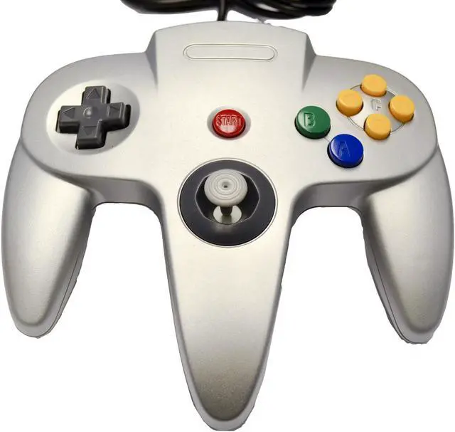 Alt view image 4 of 7 - Silver Replacement Controller for Nintendo N64 by Mars Devices