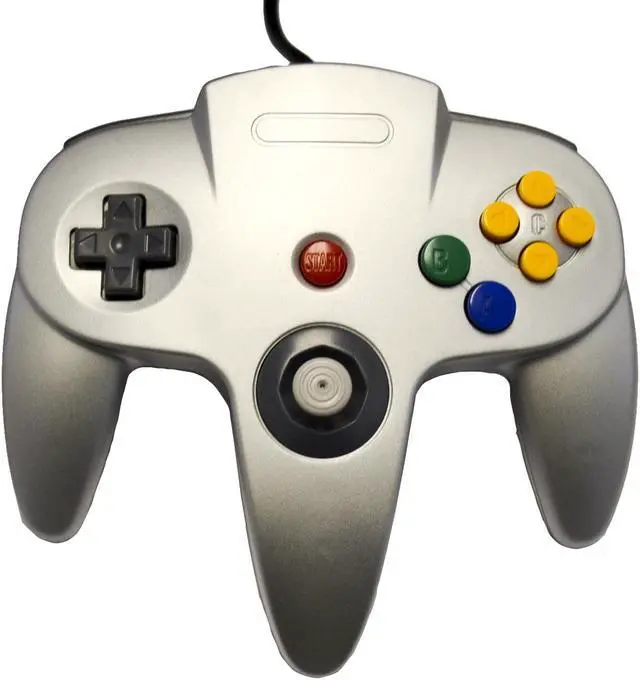 Alt view image 5 of 7 - Silver Replacement Controller for Nintendo N64 by Mars Devices