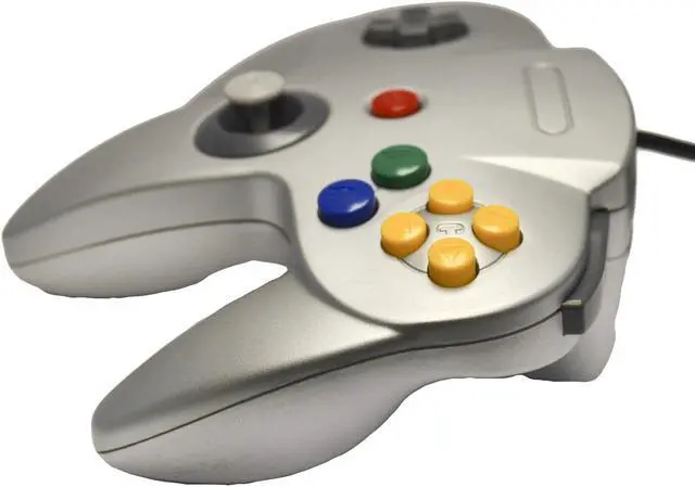Alt view image 6 of 7 - Silver Replacement Controller for Nintendo N64 by Mars Devices