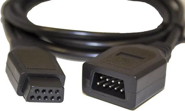 Alt view image 2 of 6 - Extension Cord Cable For Sega Genesis 2/3 Controller by Mars Devices