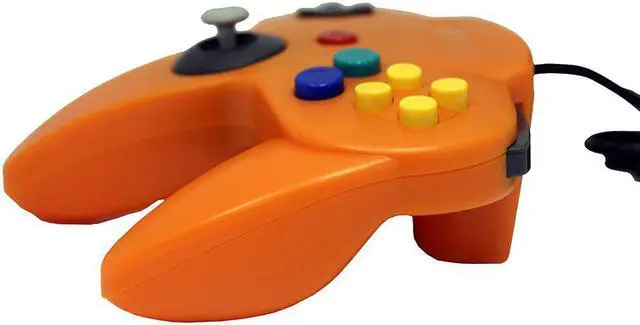 Alt view image 2 of 3 - Orange Replacement Controller for Nintendo N64 by Mars Devices