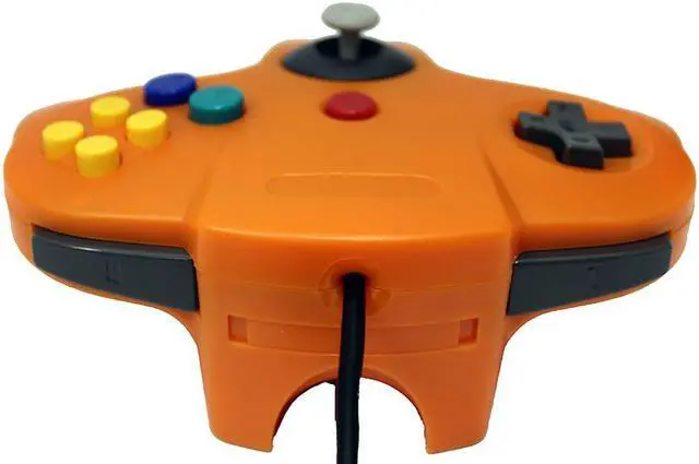 Alt view image 3 of 3 - Orange Replacement Controller for Nintendo N64 by Mars Devices