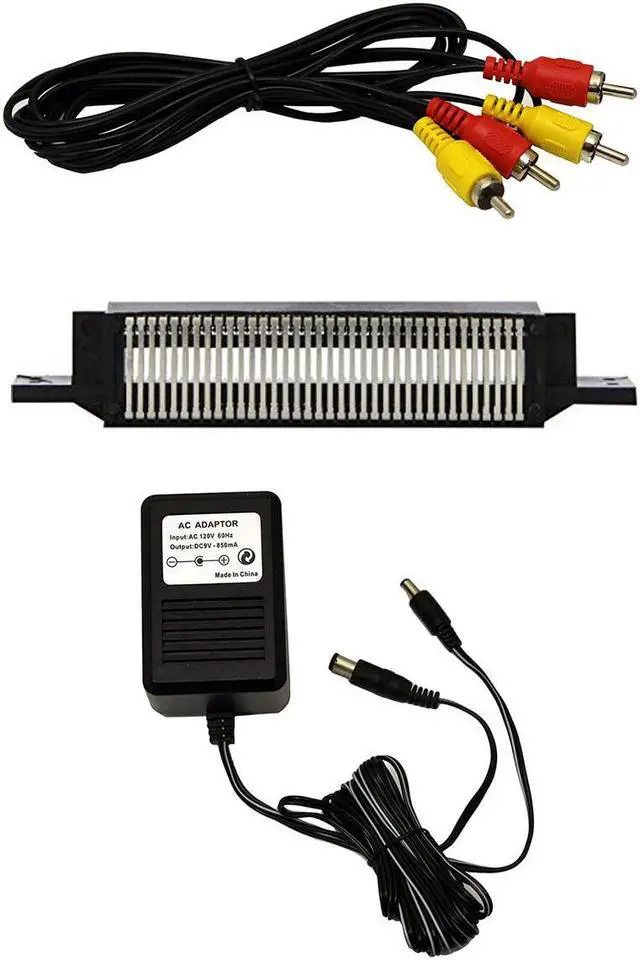 Alt view image 4 of 4 - NES Parts Bundle - 72 Pin Connector, AV Cable, and Power Adapter - by Mars Devices