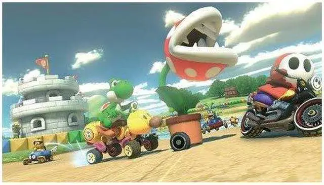 Alt view image 4 of 4 - Wii U Mario Kart 8 8GB Deluxe Bundle White