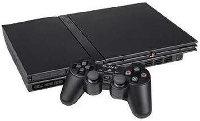 Used Sony Playstation 2 PS2 Slim Black Refurbished System Console