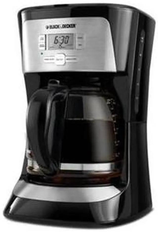 Alt view image 3 of 7 - Black & Decker CM2020B Black 12C Prog Coffee SS Blk