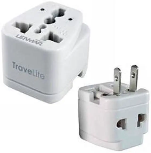 Alt view image 2 of 15 - LENMAR TraveLite Adapter Ultra Compact All-in-One Travel Adapter