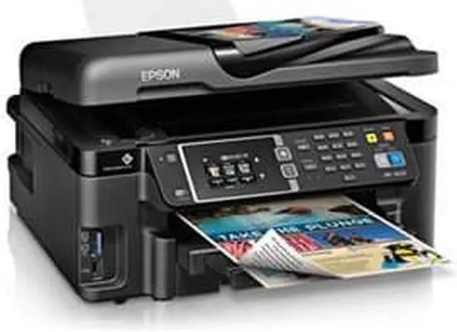 Alt view image 3 of 20 - Epson WorkForce WF-3620 (C11CD19201) Duplex up to 4800 x 1200 optimized dpi wireless 4-in-One Printer