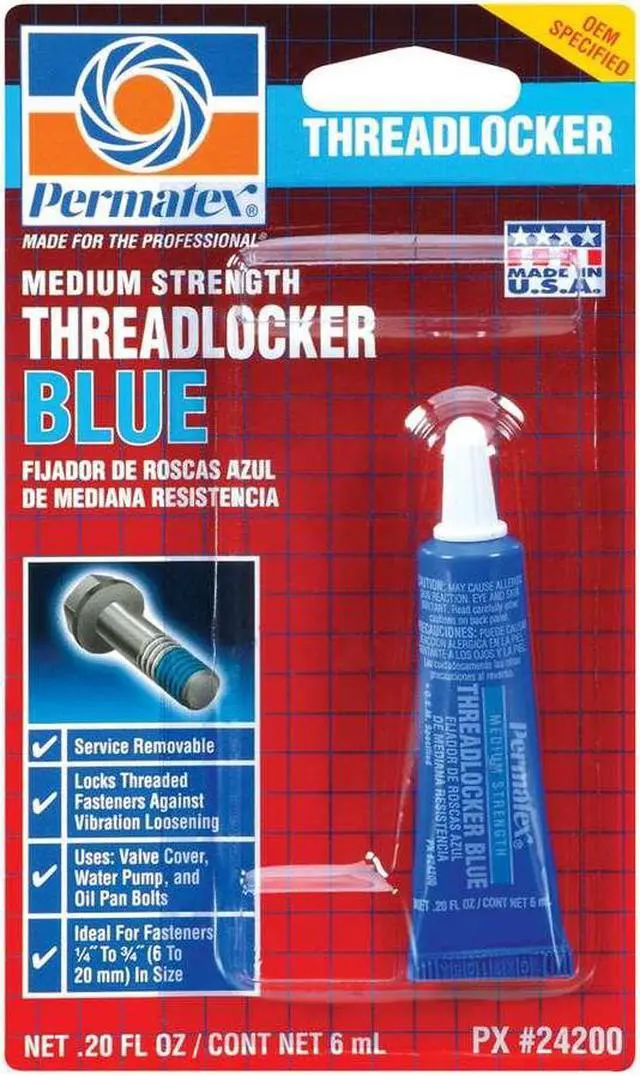 Alt view image 7 of 11 - Permatex Threadlocker Blue 1945-1004