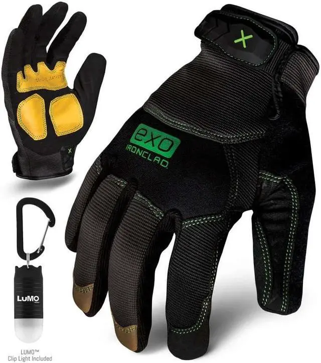 Alt view image 3 of 4 - Mechanics Glove,XL,TPR Closure,PR IRONCLAD EXO-MLR-05-XL