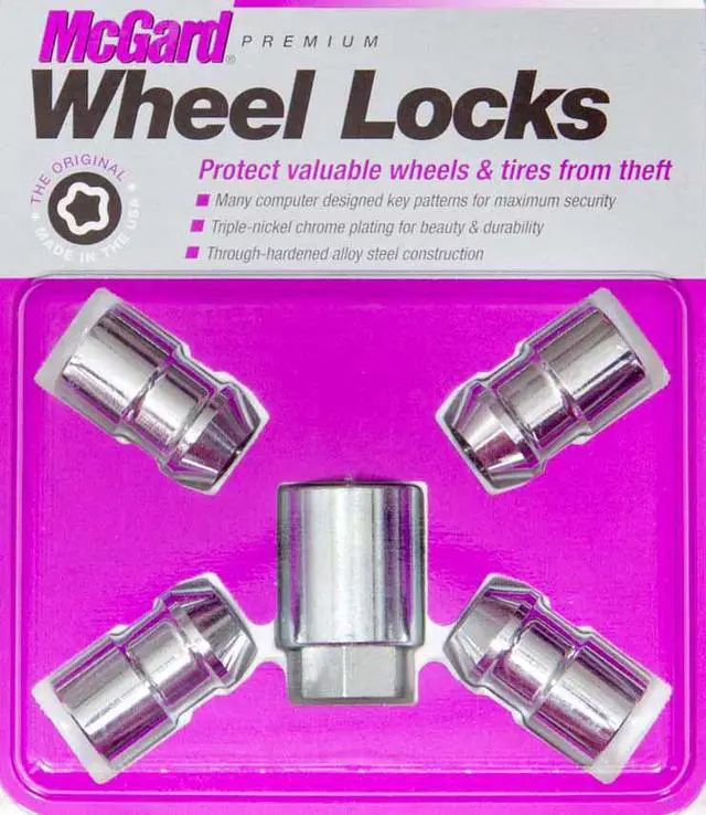 Alt view image 3 of 13 - McGard 24234 Chrome Cone Seat Wheel Lock Set (9/16"-18)
