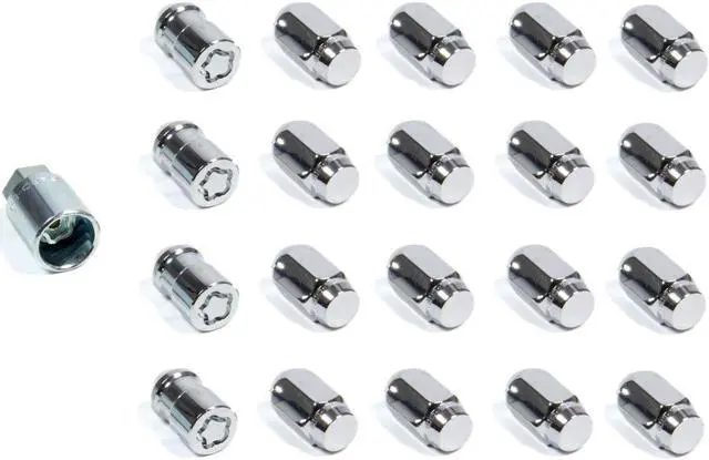 Alt view image 4 of 11 - McGard 84530 Chrome Cone Seat Wheel Installation Kit; 5 Lug (1/2"-20)