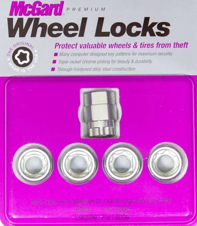 Alt view image 5 of 14 - MCGARD Zinc Oxide 14 mmx2.00 Thread Cone Seat Premium Wheel Lock 4 pc P/N 24024