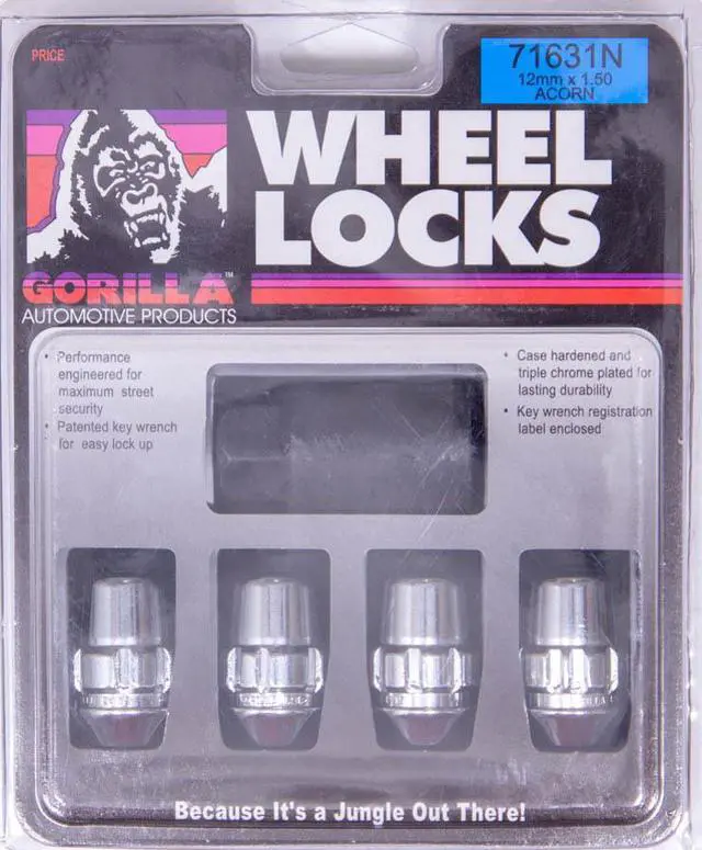 Alt view image 2 of 5 - Gorilla GOL71641N 14MM X 1.50 ACORN WHEEL LOCK WITH 13/16 HEX KEY (FITS SOME GM)